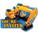Under Construction Party Invitations